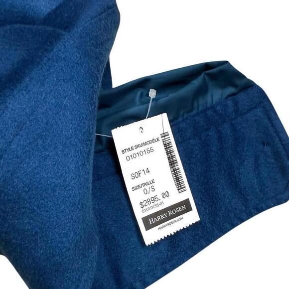 NWT Ermenegildo Zegna Blue 100% Cashmere Overshirt Jacket Made In Italy $2895 - Picture 3 of 13